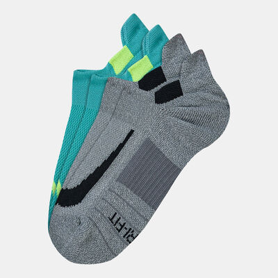 Nike Multiplier Running No-Show Socks (2 Pack) White