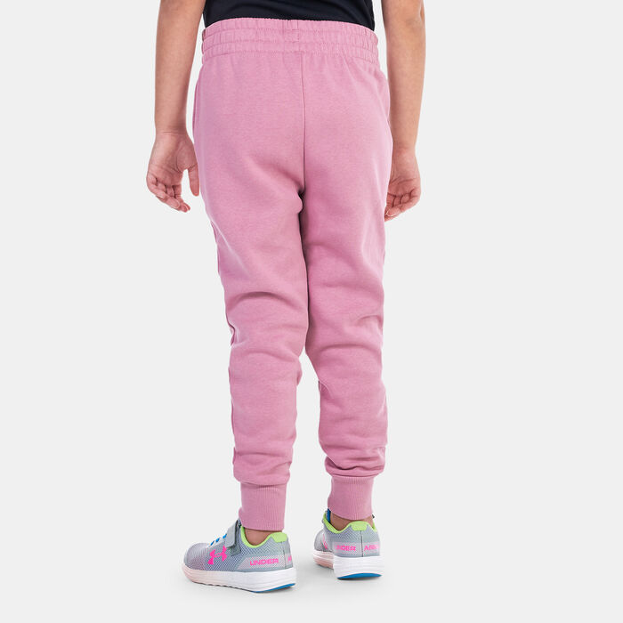 Under Armour Kids' UA Rival Fleece Joggers Pink Under Armour Kids' UA Rival Fleece Joggers Pink image number 1