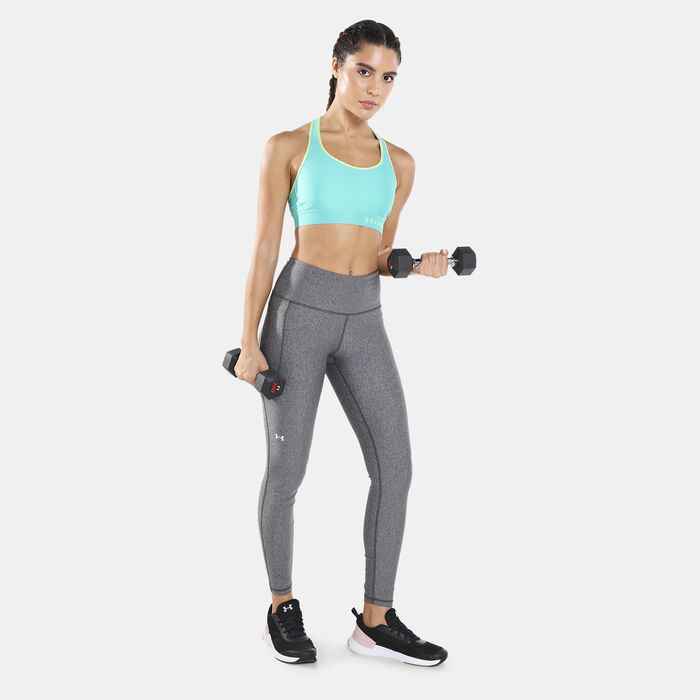 Under Armour Women's Armour® Mid Sports Bra Green Under Armour Women's Armour® Mid Sports Bra Green image number 2