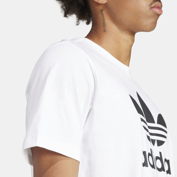 adidas Originals Men's Adicolor Trefoil T-Shirt White adidas Originals Men's Adicolor Trefoil T-Shirt White image number 4