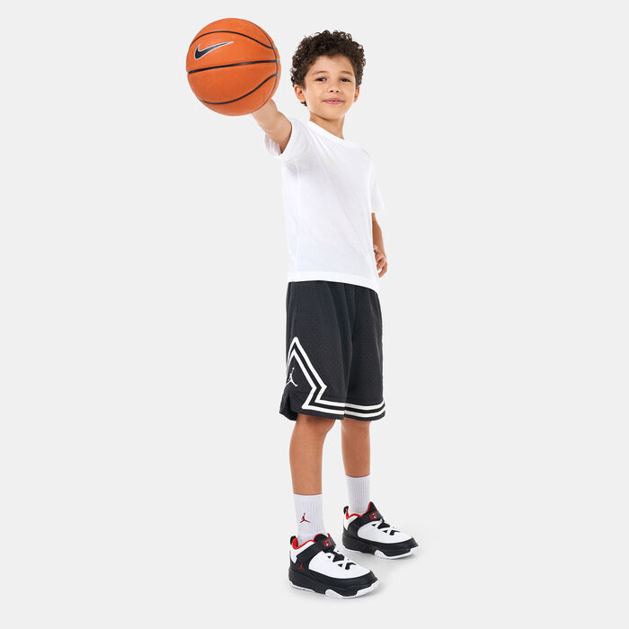 Jordan Kids' Dri-FIT Mesh Shorts Black Jordan Kids' Dri-FIT Mesh Shorts Black image number 2
