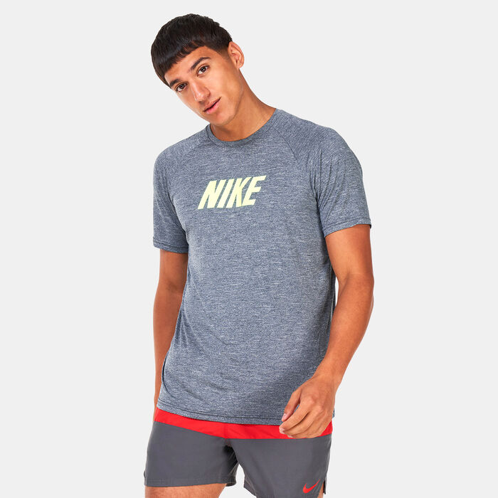 Nike Swim Men's Rashguard Black Nike Swim Men's Rashguard Black image number 0