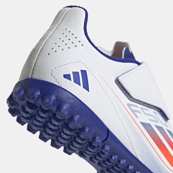 adidas Kids' F50 Club Turf Ground Football Shoes White adidas Kids' F50 Club Turf Ground Football Shoes White image number 4