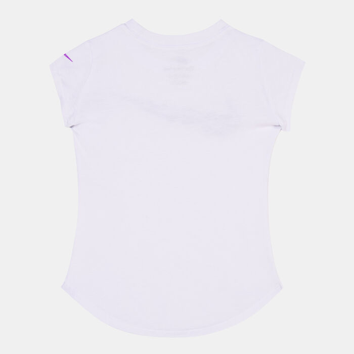 Nike Kids' Lionfish Swoosh T-Shirt White Nike Kids' Lionfish Swoosh T-Shirt White image number 1