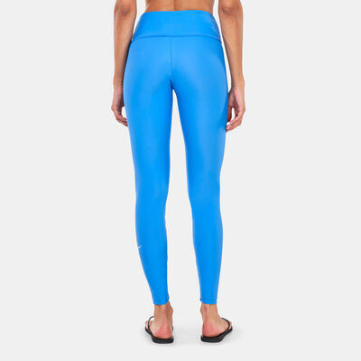 Nike Swim Women's Slim Fit Swimming Leggings Blue Nike Swim Women's Slim Fit Swimming Leggings Blue