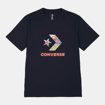Converse Men's Star Chevron Fill Graphic T-Shirt Black