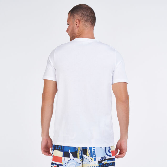 PUMA Men's International T-Shirt White PUMA Men's International T-Shirt White image number 1