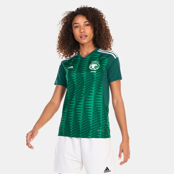adidas Women's Saudi Arabia Home Jersey Green adidas Women's Saudi Arabia Home Jersey Green image number 0
