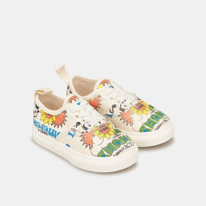 Vans Kids' Eco Theory Authentic Elastic Lace Unisex Shoe (Baby And Toddler) Beige Vans Kids' Eco Theory Authentic Elastic Lace Unisex Shoe (Baby And Toddler) Beige image number 1