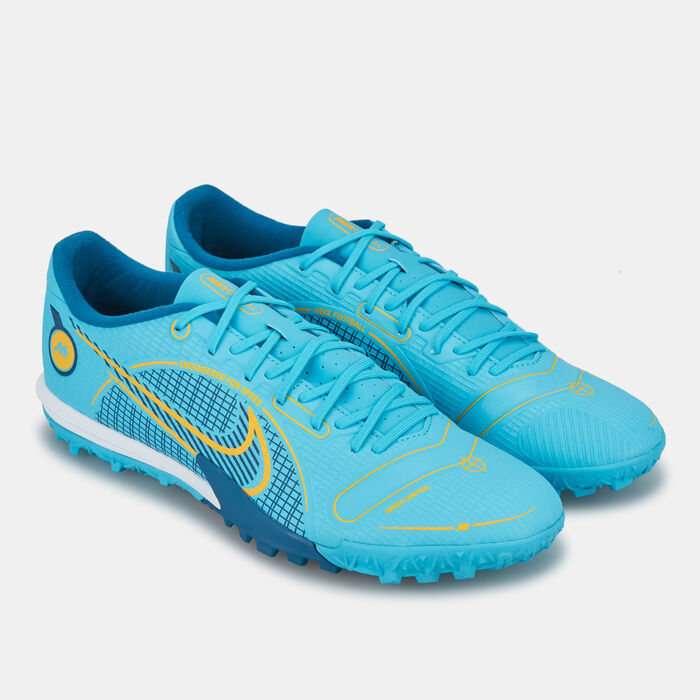 Nike Men's Mercurial Vapor 14 Academy Turf Ground Football Shoe Blue Nike Men's Mercurial Vapor 14 Academy Turf Ground Football Shoe Blue image number 2