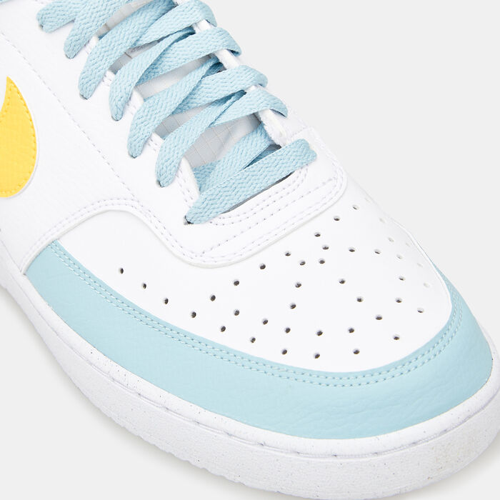 Nike Men's Court Vision Mid Next Nature Shoe White image number 4