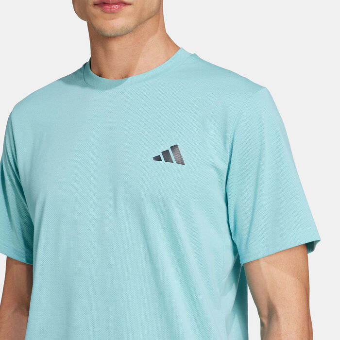 adidas Men's Train Essentials Comfort Training T-Shirt Blue adidas Men's Train Essentials Comfort Training T-Shirt Blue image number 3