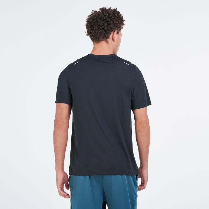 Nike Men's Dri-FIT Rise 365 T-Shirt Black image number 1
