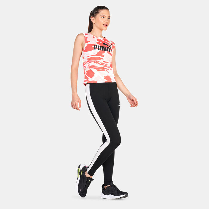 PUMA Women's Summer Splash Allover Print Tank Top Pink PUMA Women's Summer Splash Allover Print Tank Top Pink image number 2