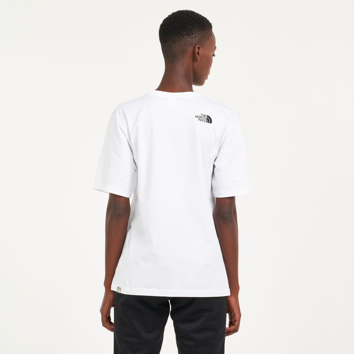 The North Face Women's Fine Boyfriend T-Shirt White image number 1