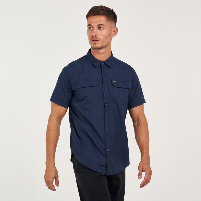 Columbia Men's Silver Ridge™ 2.0 Short Sleeve Shirt Blue Columbia Men's Silver Ridge™ 2.0 Short Sleeve Shirt Blue image number 0