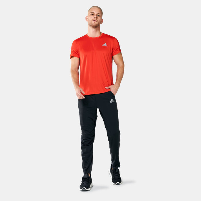 adidas Men's Own the Run T-Shirt Red adidas Men's Own the Run T-Shirt Red image number 2