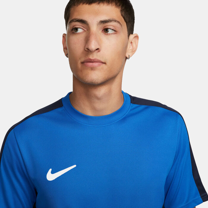 Nike Men's Academy Dri-FIT Global Football T-Shirt Blue image number 3