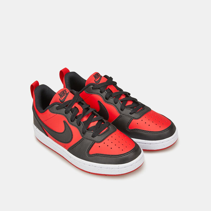 Nike Kids' Court Borough Low Recraft Shoes Red Nike Kids' Court Borough Low Recraft Shoes Red image number 2
