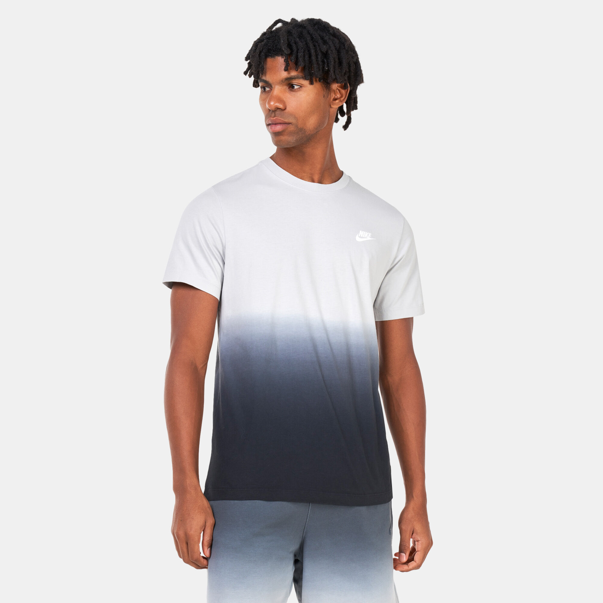 Men's Sportswear Essentials+ Dip-Dyed T-Shirt Grey Nike in