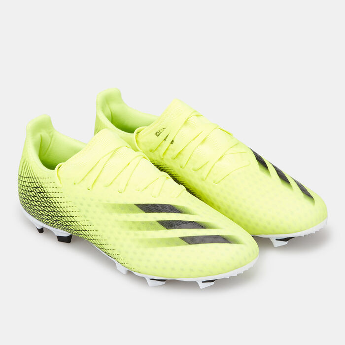 adidas Men's X Ghosted.3 Firm Ground Football Shoe yellow image number 2