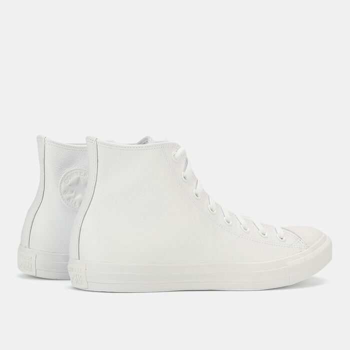 Converse Chuck Taylor All Star Leather Mono Unisex Shoe White Converse Chuck Taylor All Star Leather Mono Unisex Shoe White image number 5