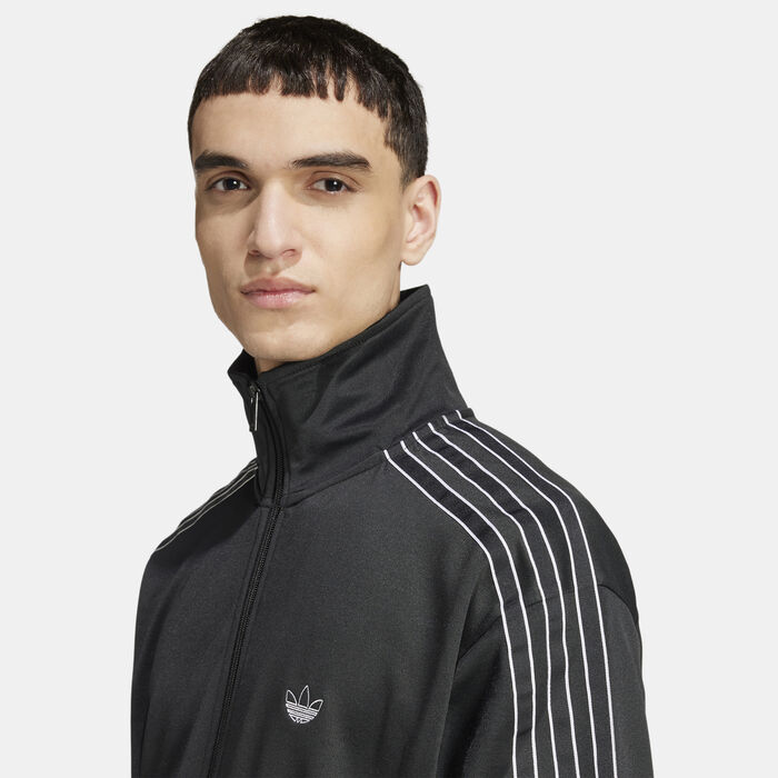 adidas Originals Men's Trefoil Firebird Track Jacket Black image number 3