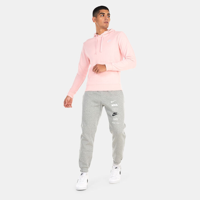 Nike Men's Sportswear Club Hoodie Pink Nike Men's Sportswear Club Hoodie Pink image number 2