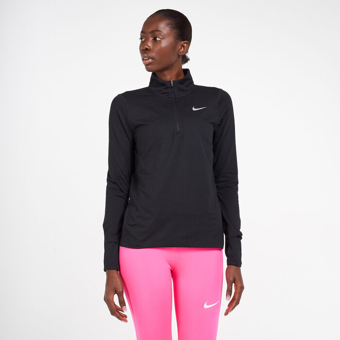 Nike Women's Element Half-Zip Hoodie Black Nike Women's Element Half-Zip Hoodie Black image number 0