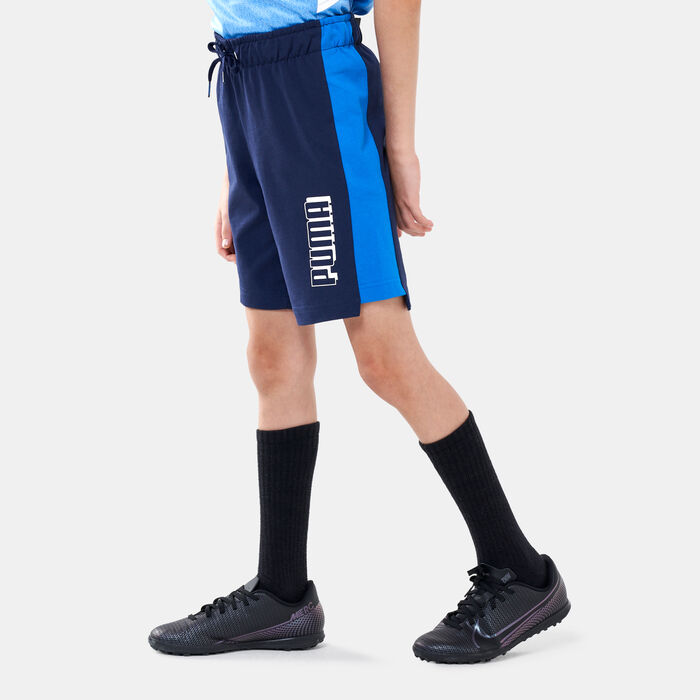 PUMA Kids' Alpha Shorts Blue PUMA Kids' Alpha Shorts Blue image number 0