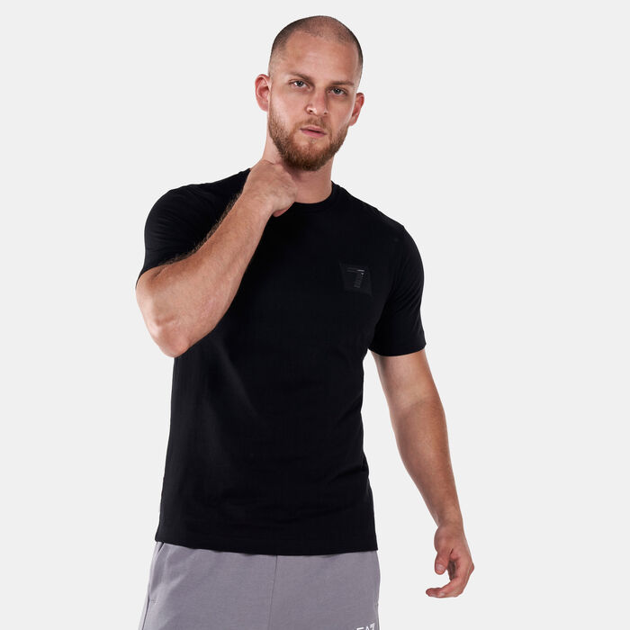 EA7 Emporio Armani Men's 7 Senses T-Shirt Black EA7 Emporio Armani Men's 7 Senses T-Shirt Black image number 0
