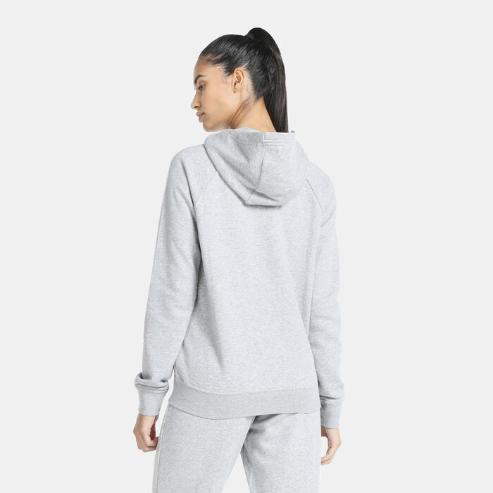 Nike Women's Sportswear Essential Pullover Hoodie Grey image number 1