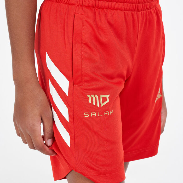 adidas Kids' Salah Football-Inspired Shorts Red adidas Kids' Salah Football-Inspired Shorts Red image number 3