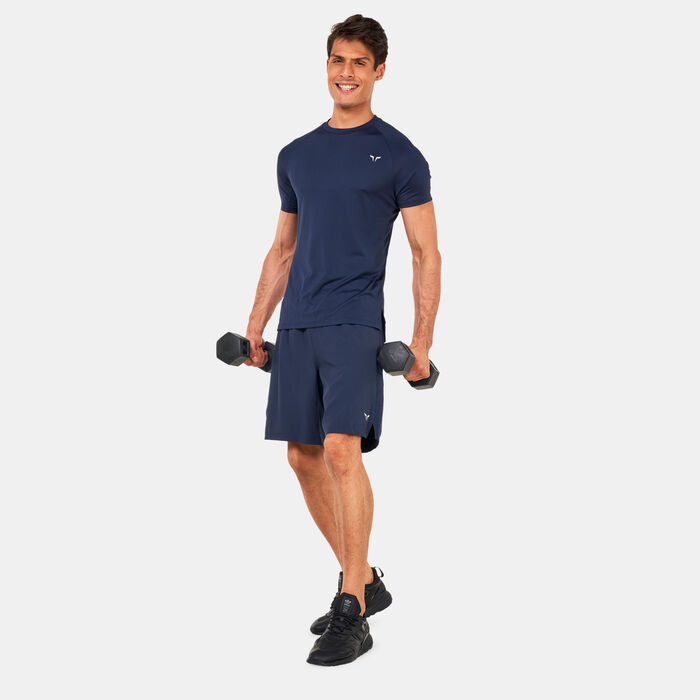 SQUATWOLF Men's Essentials 9-Inch Shorts Blue image number 2