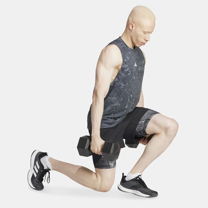 adidas Men's Power Training Tank Top Black adidas Men's Power Training Tank Top Black image number 2