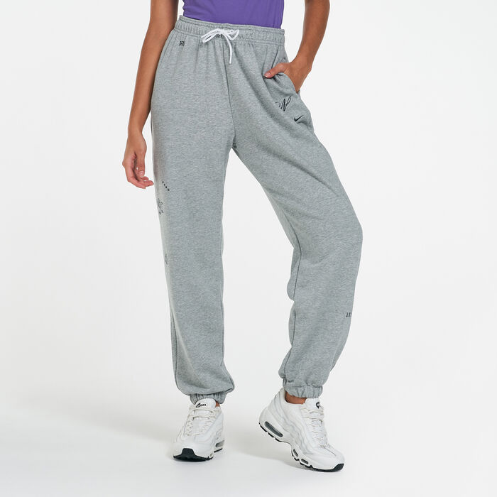 Nike Women's Sportswear Icon Clash Oversized Fleece Joggers Grey Nike Women's Sportswear Icon Clash Oversized Fleece Joggers Grey image number 0