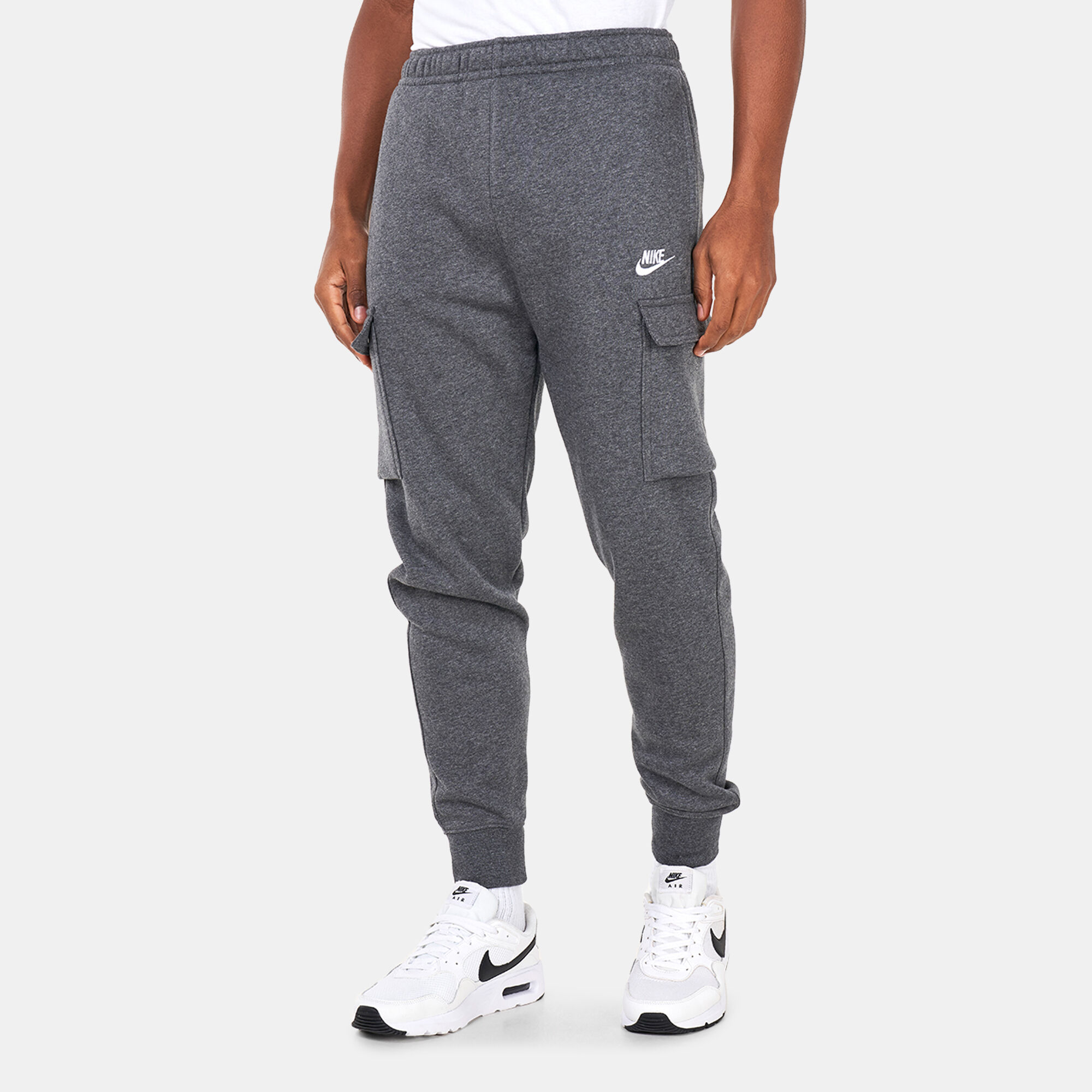 Buy Nike Men s Sportswear Club Fleece Cargo Pants White in Qatar SSS