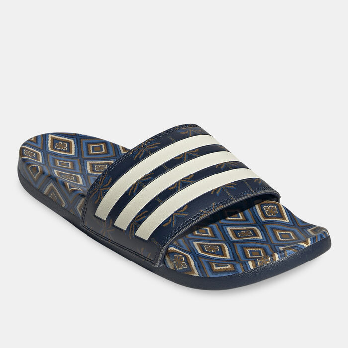 adidas Women's Adilette Comfort Slides Blue adidas Women's Adilette Comfort Slides Blue image number 1