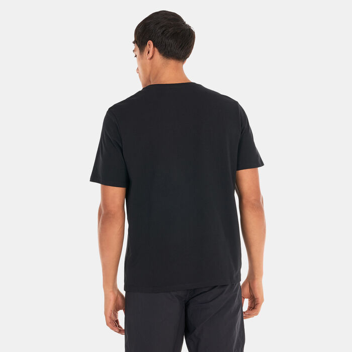 Timberland Men's Heavyeight Woven Badge Authentic T-Shirt Black Timberland Men's Heavyeight Woven Badge Authentic T-Shirt Black image number 1