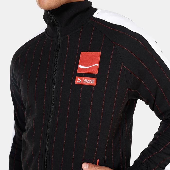 PUMA Men's X COCA COLA T7 Track Jacket Black PUMA Men's X COCA COLA T7 Track Jacket Black image number 3