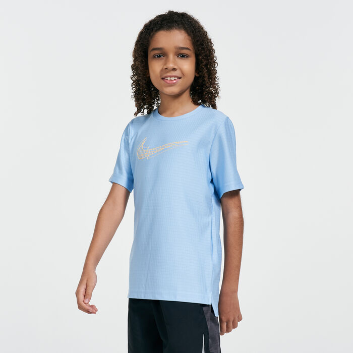 Nike Kids' Graphic Training Top Blue Nike Kids' Graphic Training Top Blue image number 0
