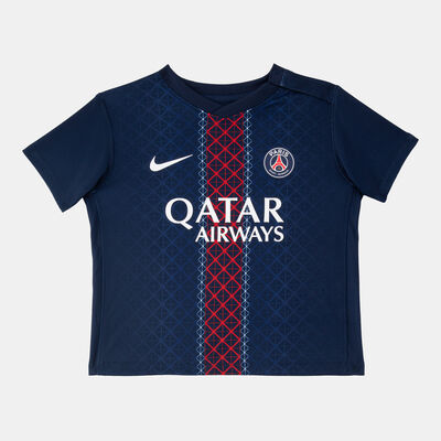 Nike Kids' Paris Saint-Germain 2025/26 Home Replica Football Kit Blue