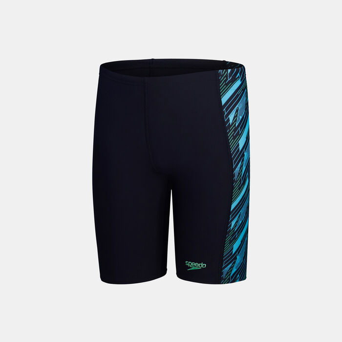 Speedo Kids' HyperBoom Panel Swimming Jammers Blue Speedo Kids' HyperBoom Panel Swimming Jammers Blue image number 0