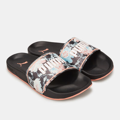 PUMA Women's Leadcat 2.0 Hidden Flower Sandals Black PUMA Women's Leadcat 2.0 Hidden Flower Sandals Black