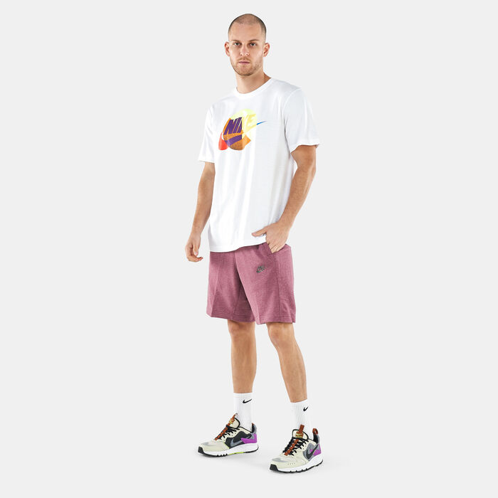 Nike Men's Sportswear Semi-Brushed Essential Shorts Purple Nike Men's Sportswear Semi-Brushed Essential Shorts Purple image number 2