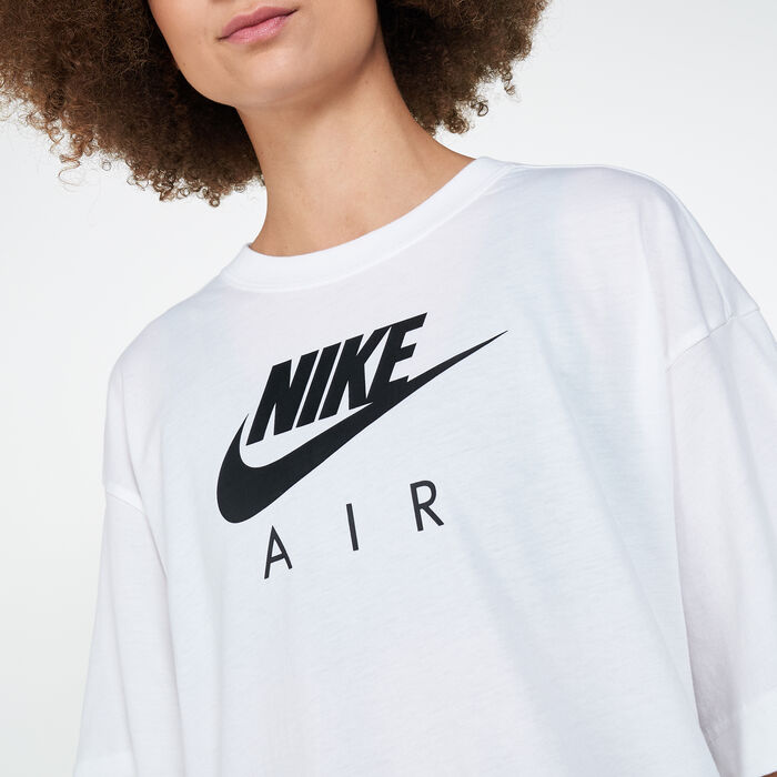 Nike Women's Sportswear Air T-Shirt White Nike Women's Sportswear Air T-Shirt White image number 3