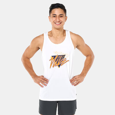 Nike Swim Men's Swim Vibe Tank Top White Nike Swim Men's Swim Vibe Tank Top White