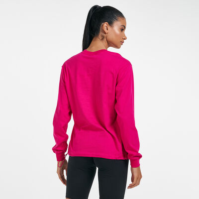 Nike Women's Sportswear Icon Clash Sweatshirt Pink Nike Women's Sportswear Icon Clash Sweatshirt Pink