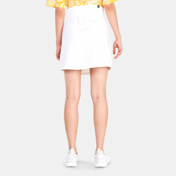 PUMA Women's Summer Splash Sweat Skirt White PUMA Women's Summer Splash Sweat Skirt White image number 1