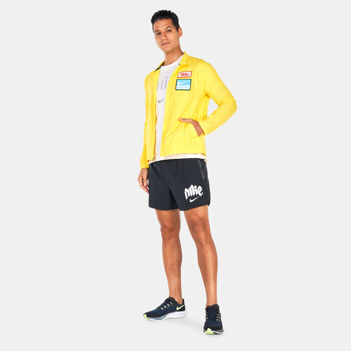 Nike Men's Dri-FIT Miler Jacket yellow Nike Men's Dri-FIT Miler Jacket yellow image number 2